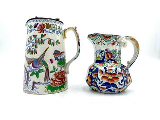 Two Antique Ironstone Jugs