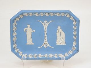 19th C. Wedgwood Blue Jasperware Plate.