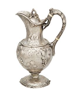 A Tiffany & Co. sterling silver claret jug