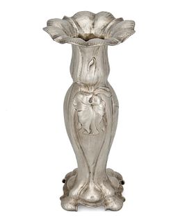 A Gorham Martele silver vase