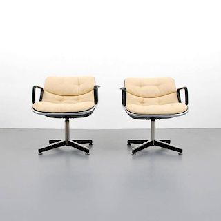 Charles Pollock Swivel Chairs