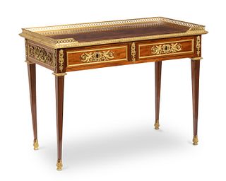 A Louis XVI-style desk