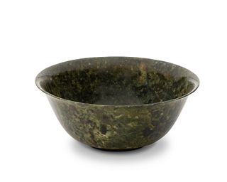 A Chinese carved jade bowl