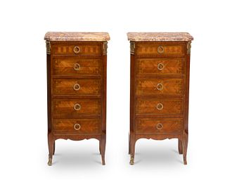 A pair of French Louis XV-style stands