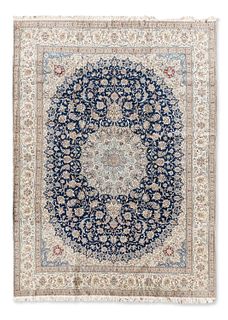 A Persian Nain area rug