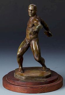 Joe Brown (American, 1909-1985) Bronze Sculpture