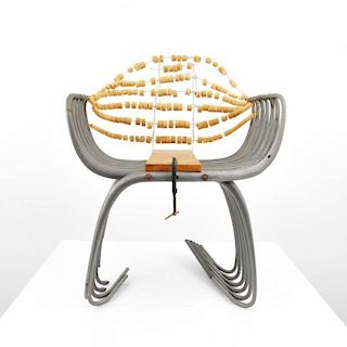 Warren Platner Prototype Skeletal Chair, Platner Estate