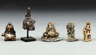 Assortment of Thai/Burmese Buddhas/Monks, 18th/19th C