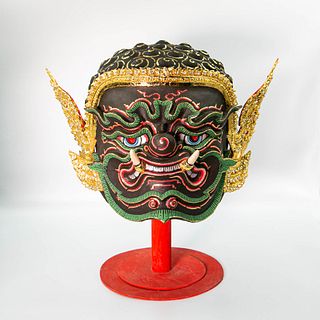 A Demon Khon Mask | หัวโขนพระพิราพ
