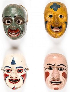 4 Rare and Fine Ecuadorian Masks
