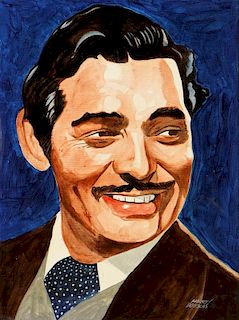Harry Douglas (American, 20th c.) Portrait of Clark Gable