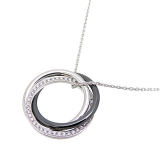 Cartier 750WG Trinity Ladies Necklace 750 White Gold