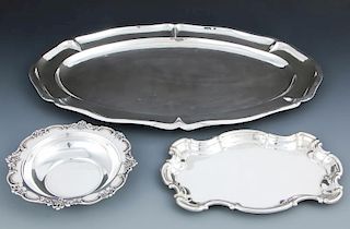 3 Sterling Silver Trays