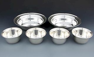 6 S Kirk & Son Sterling Silver Bowls