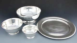 4 American Sterling Silver Table Wares