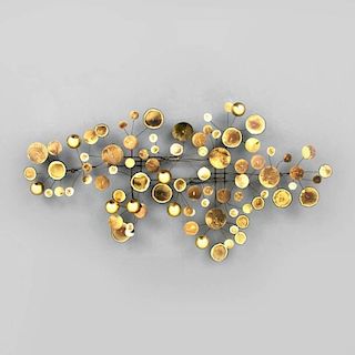 Large Curtis Jere 'Raindrops' Wall Sculpture