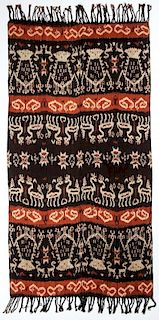 Old Sumba ikat Hinggi Textile: 48" x 92"