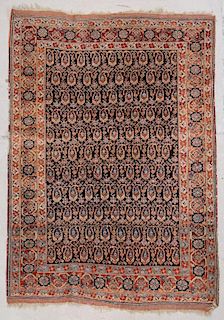 Antique Afshar Rug: 4'3" x 5'10" (130 x 178 cm)