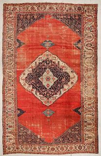 Antique Bakshaish Rug: 11'5'' x 17'10'' (348 x 544 cm)