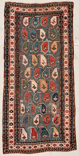 Antique Kazak Rug: 3'5" x 6'11" (104 x 211 cm)