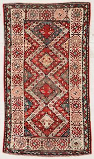 Antique Kazak Rug: 3'10" x 6'7" (117 x 201 cm)