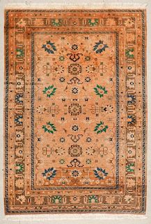 Vintage Afghan Rug: 5'5'' x 7'9'' (165 x 236 cm)