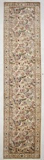 Hand-knotted Wool Indian Rug: 3'7'' x 15'0''
