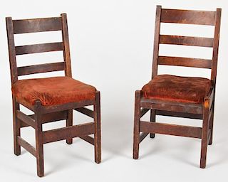 Pair Arts and Crafts Style Chairs