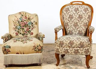 2 Continental Armchairs