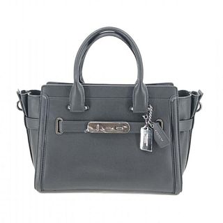 COACH Swagger 27 55496 Black Coach Handbag