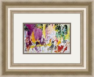 Leroy Neiman - Chez Francis Dining Out Custom Gallery Framed