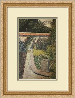 Georges Seurat The Watering Can Newly Custom Framed Print