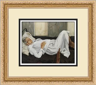 Lucian Freud The Painter's Mother Custom Framed Print