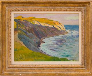 WILLIAM STARKWEATHER (1879-1969): LIGHT ON THE CLIFF; AND HAVRE