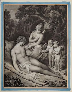 CRENENTIUS JACOB SEYDELMANN (1750-1829): ENDYMION VISITED BY SELENE