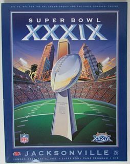 Super Bowl XXXIX Official Program 2005 Philadelphia Eagles vs. Patriots 147963