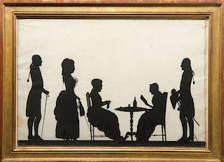 ATTRIBUTED TO TOROND: SILHOUETTE CONVERSATION GROUP