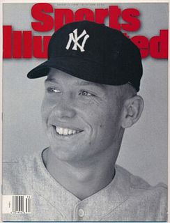 August 21  1995 Mickey Mantle HOF Sports Illustrated NO LABEL Newsstand Yankees