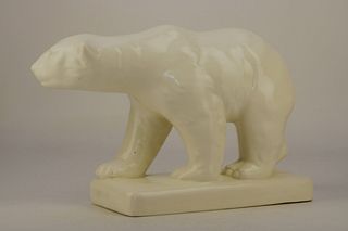 England Art Deco porcelain polar bear by Beswick Ware