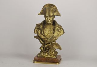 Bronze Sculpture of Emperor Napoleon Bonaparte Signed Bourdelle