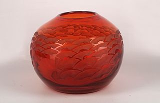 French art glass signed Legras. Art Deco