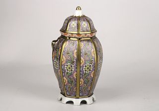 German Art Deco Porcelain perfum lamp 