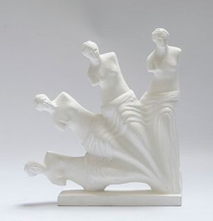 Plaster sculpture by Marta Minujin "Moving Di Milo"