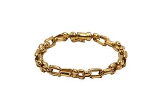 Vior Italy 18K Yellow Gold Link Bracelet