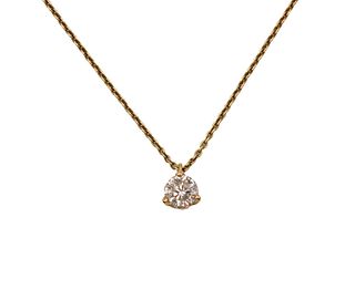 Roberto Coin 18K Gold & Diamond Pendant Necklace