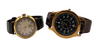 Hamilton 18K Yellow Gold Manual Wristwatch