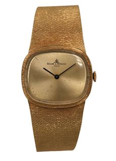 Baume & Mercier Geneva 14K Yellow Gold Wristwatch