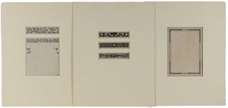 Ernest Haskell, Ink Illustrations of Book Borders