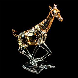 Swarovski Crystal Figurine, Giraffe Running