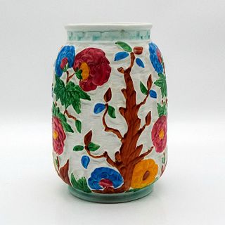 Vintage Hand Painted Floral Bloom British Pottery Art Vase